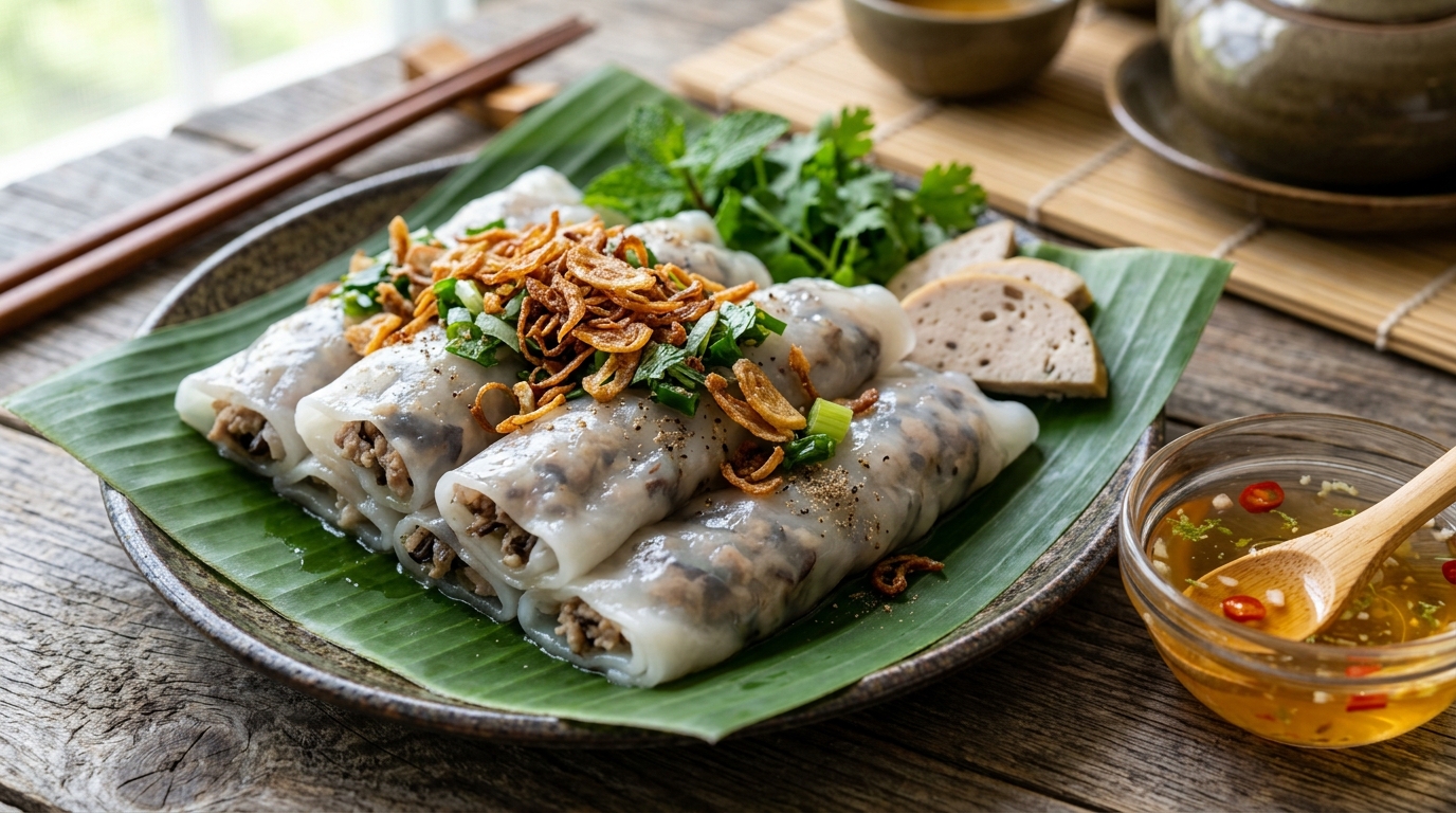 Banh cuon nhan thit
